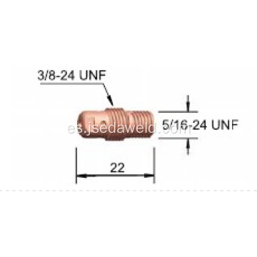 Cuerpo de la pinza de soldadura Tig 13N